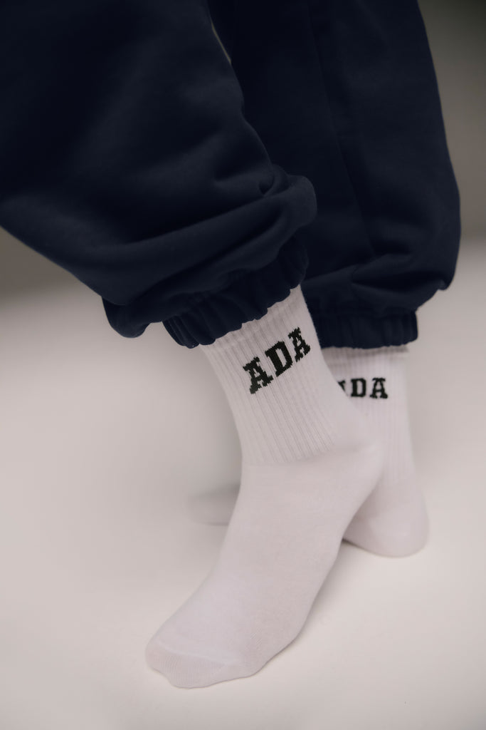 ADA Socks - White/Black