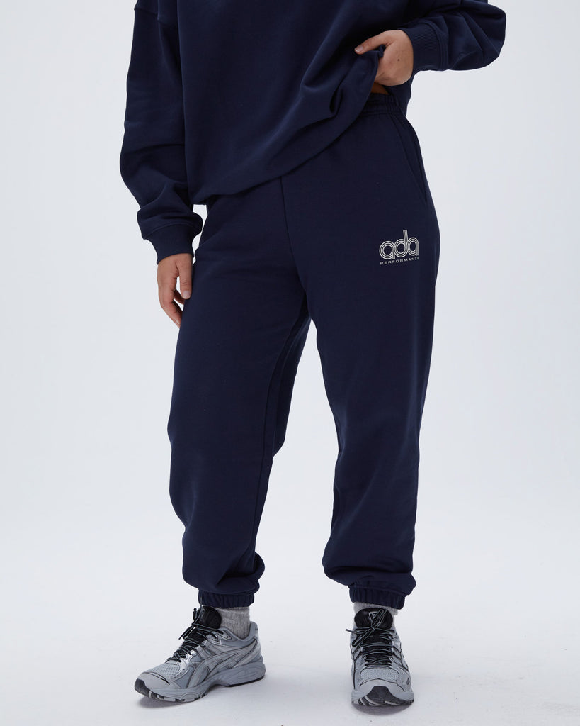 Navy Blue Performance Sweatpants Adanola
