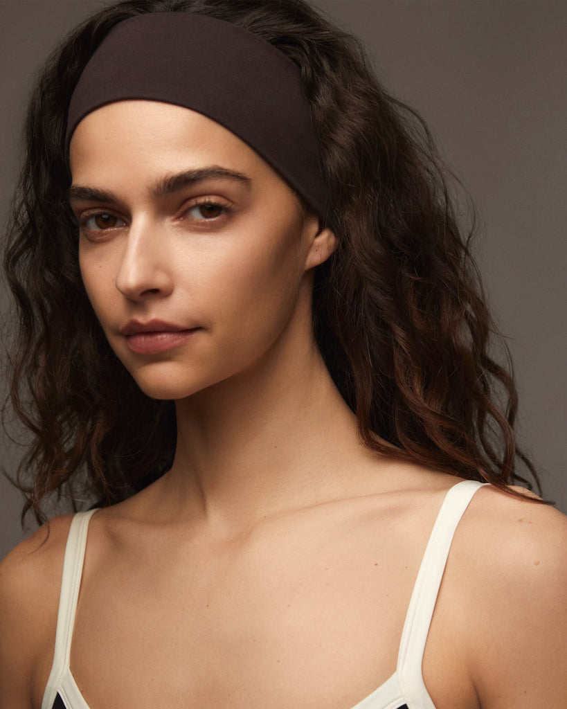 Jersey Headband - Coffee Bean