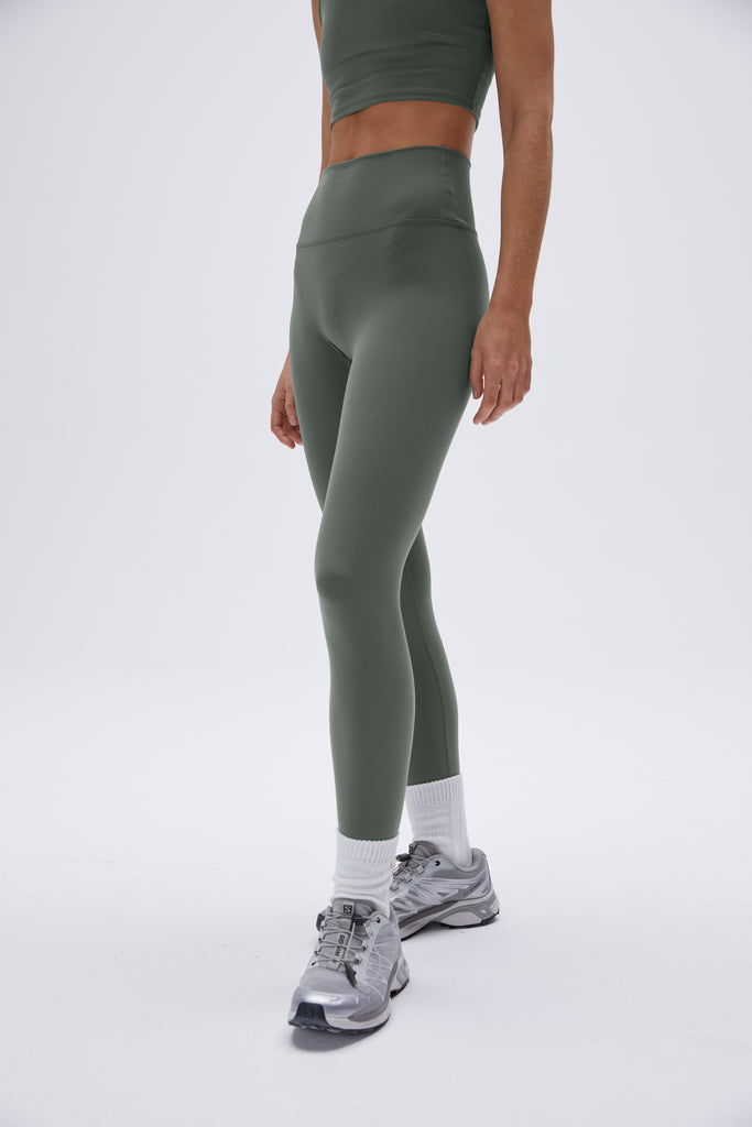 To the Core Sage Green High Waisted Leggings