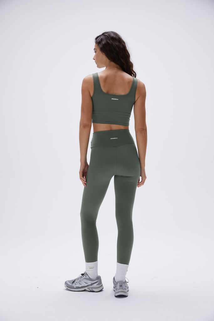 PRANA Flare Pale Green Yoga Pants with Back Slits