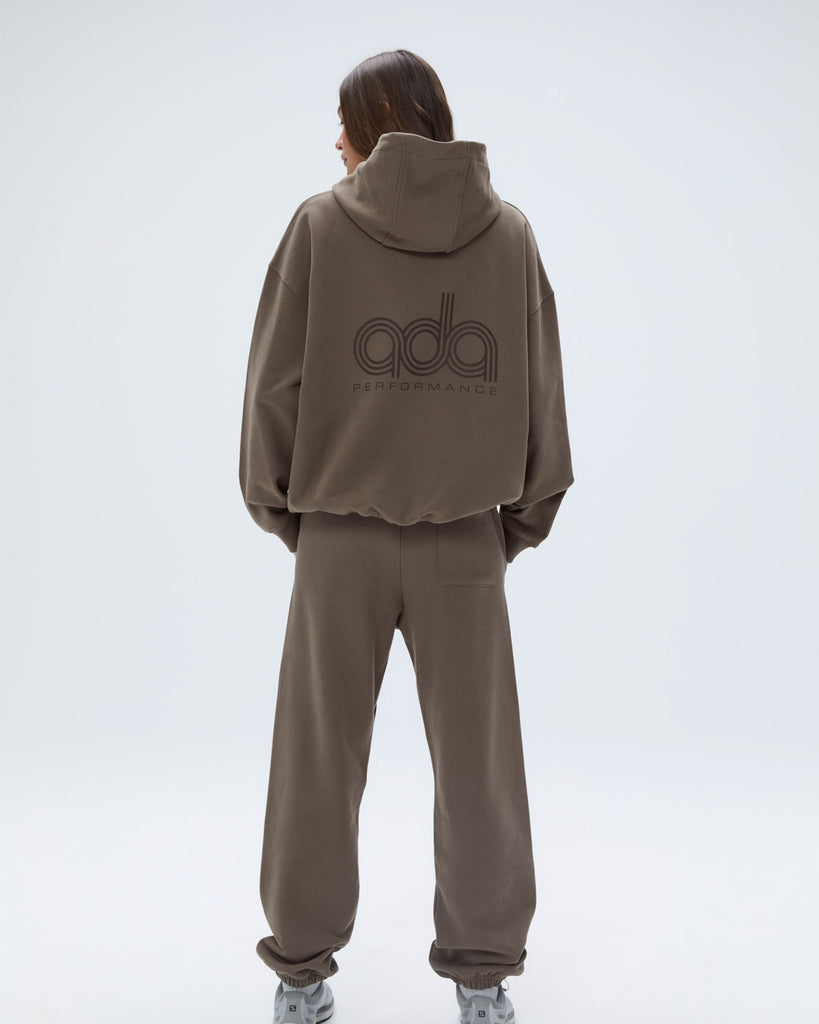 Performance Oversized Hoodie - Cocoa Brown