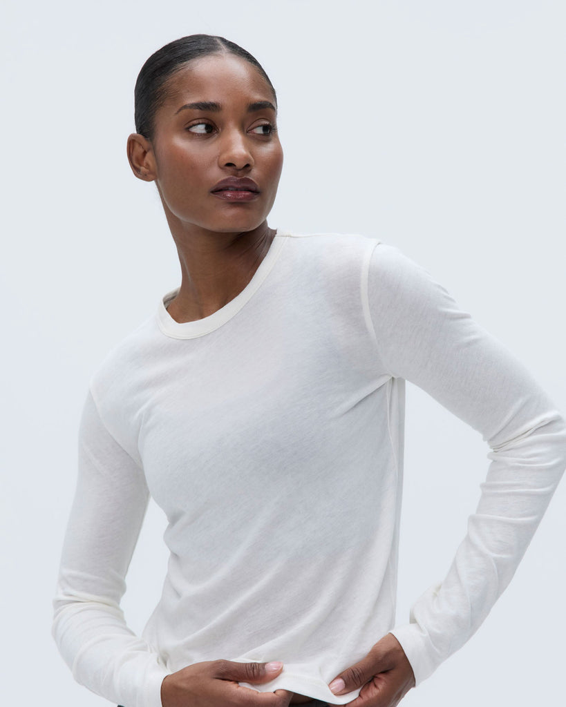 sheer long sleeve t shirts