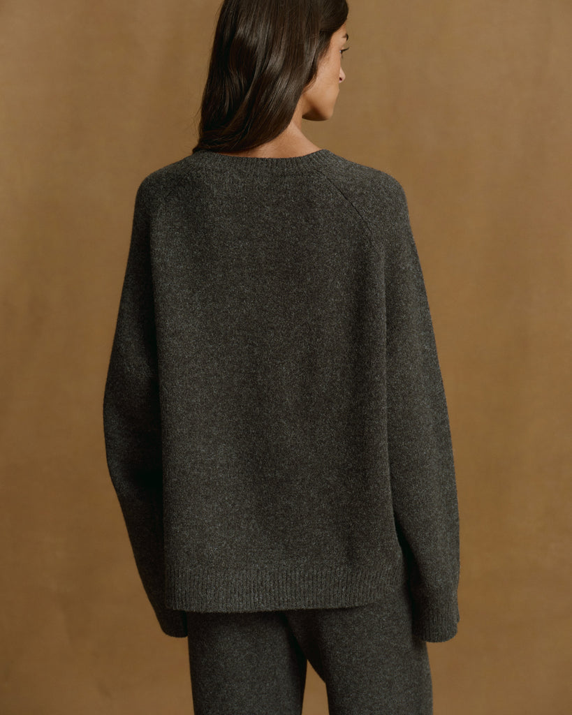 RHC Gradation Knit Pullover charcoal 美品 Platinum sweater, lead grey for Women | Fabiana Filippi®