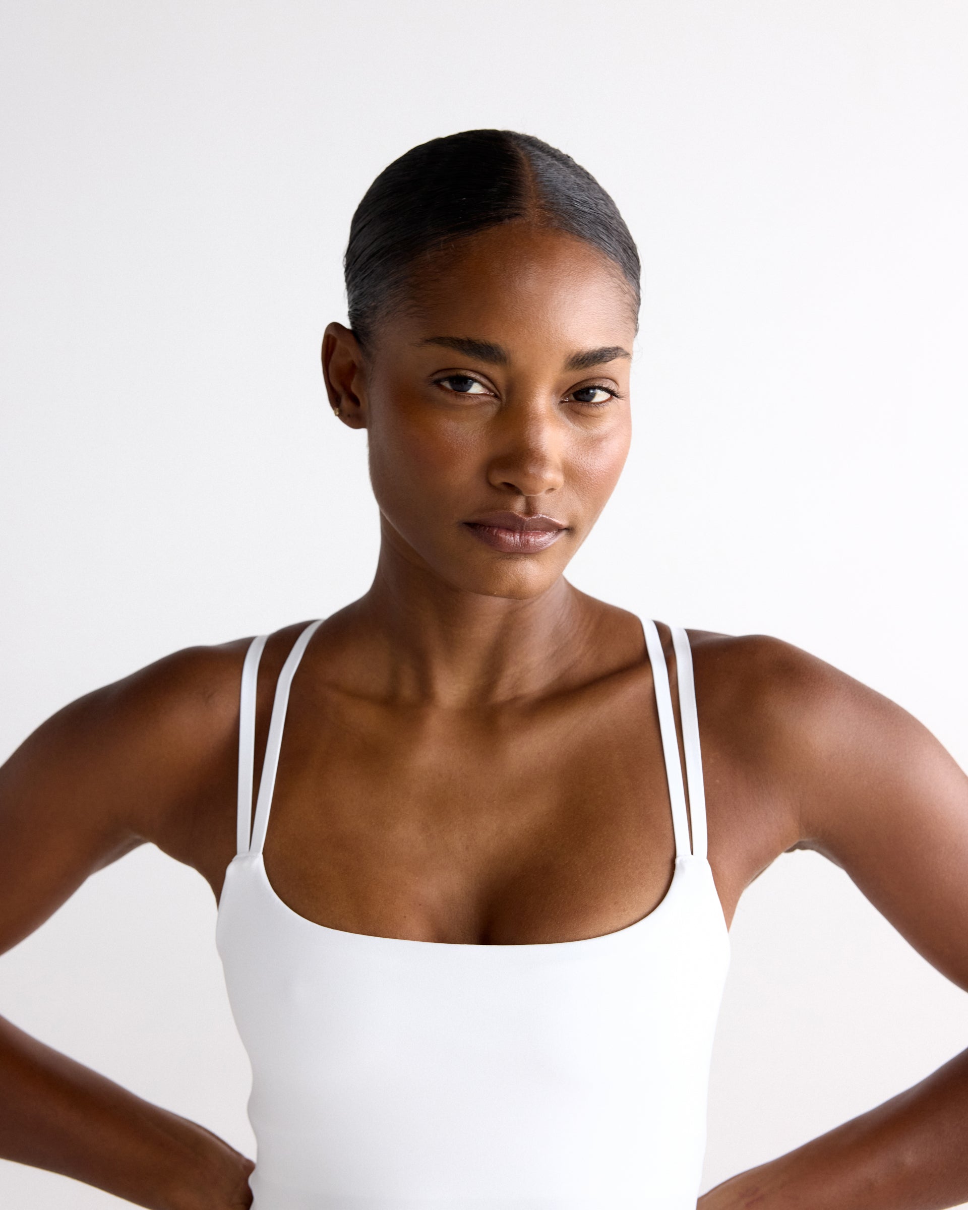 Ultimate Cross Back Top - White – Adanola