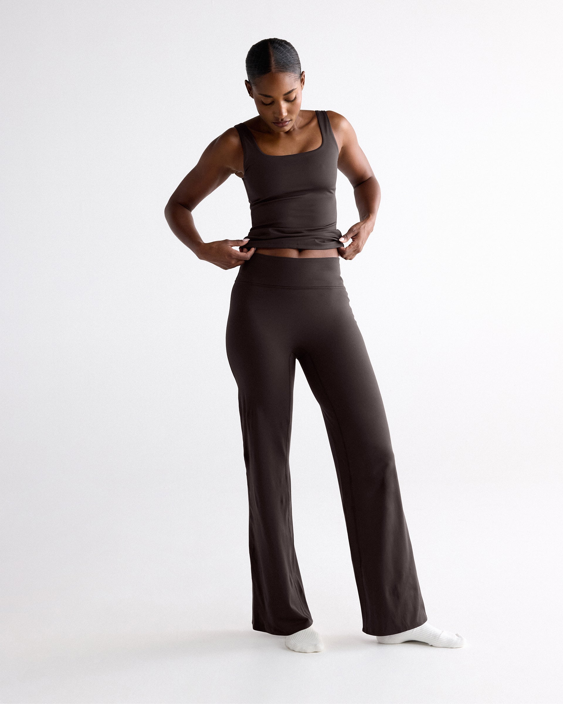 Yoga Pant - Coffee Bean – Adanola