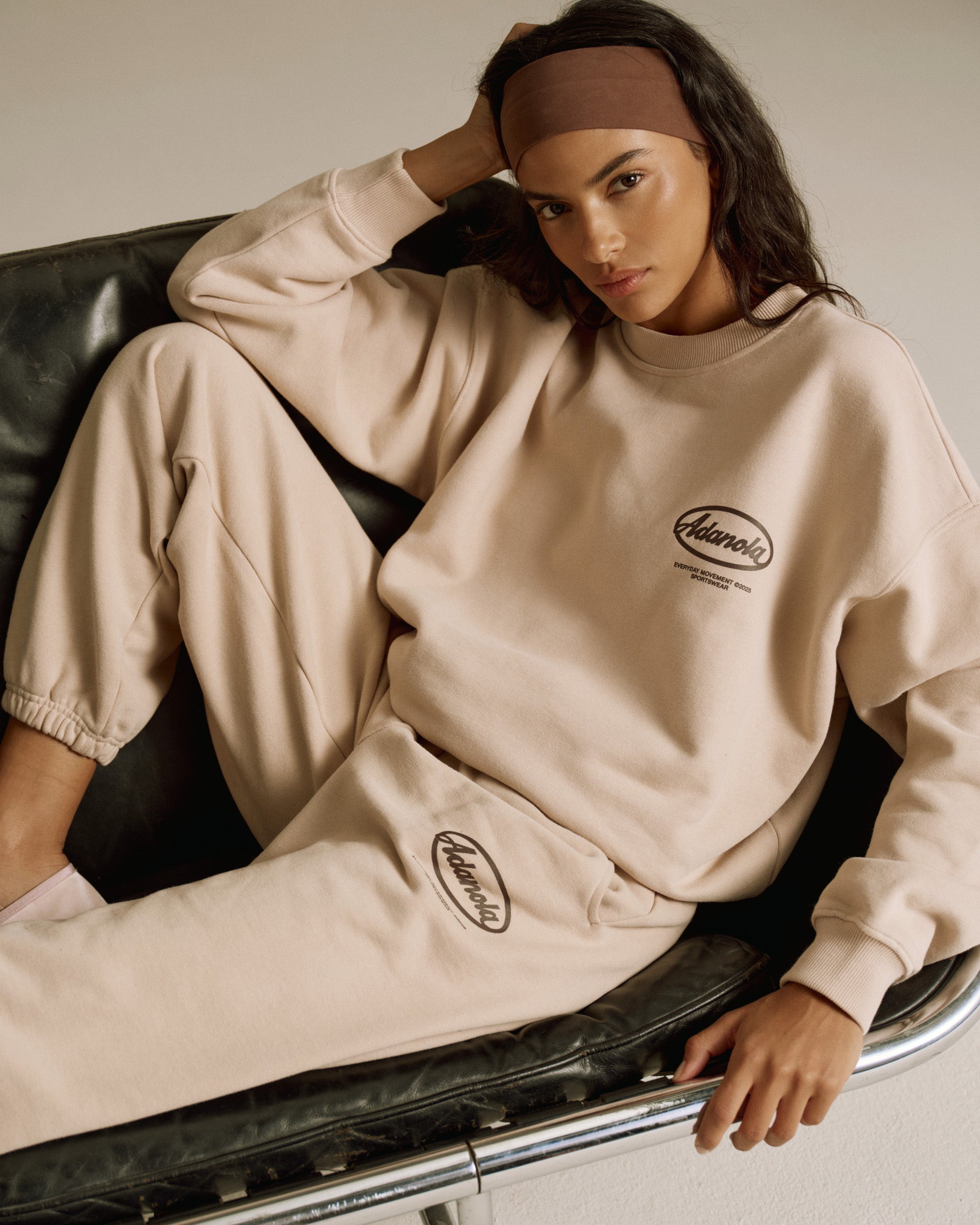 Signature Oversized Sweatshirt - Almond – Adanola