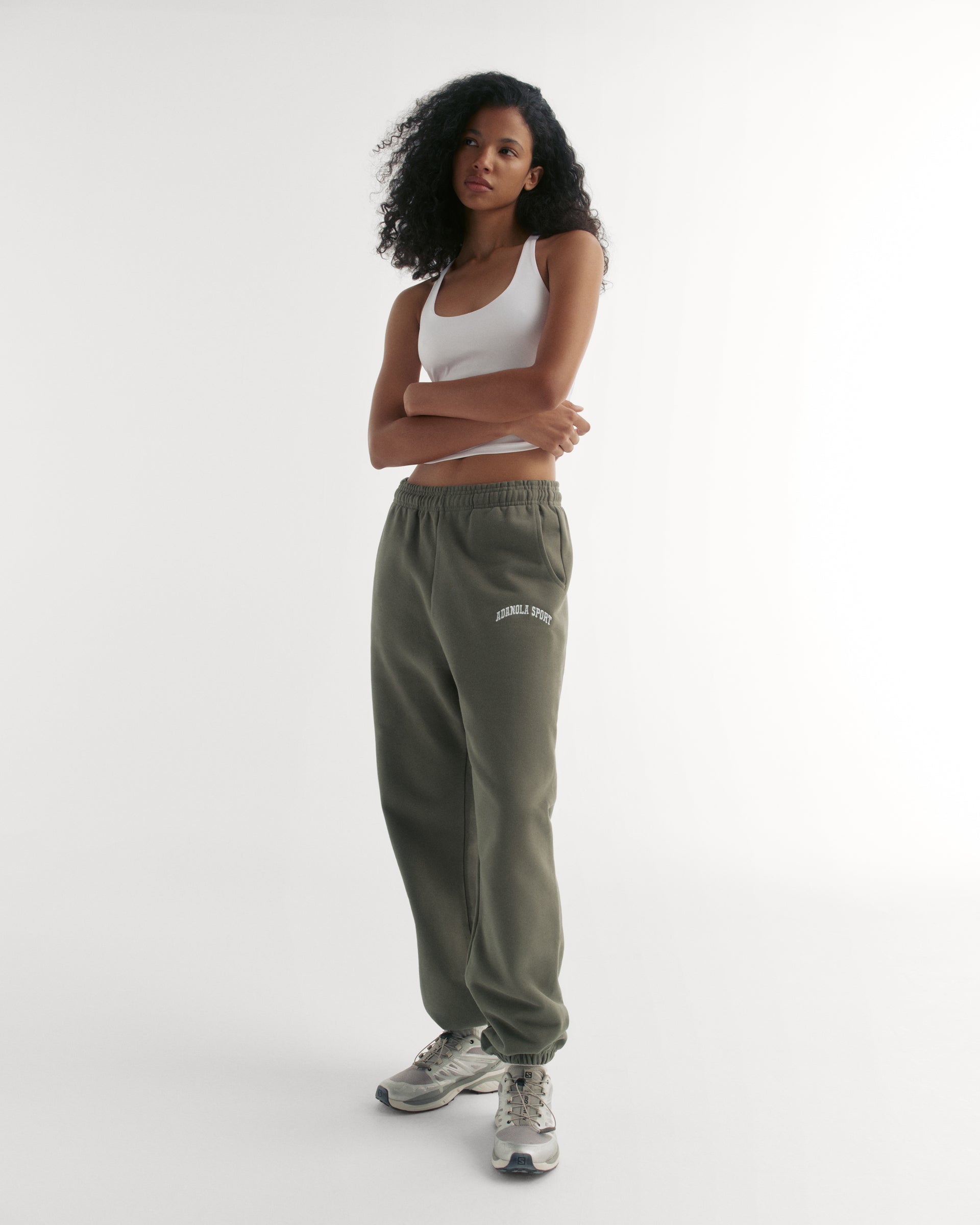 Adanola Sport Women's Olive Green Joggers | Adanola