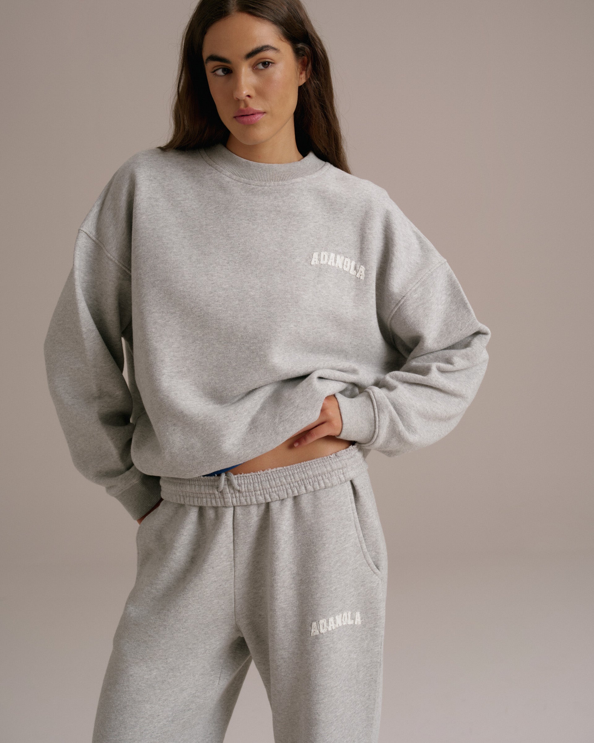 adanola スウェット　トップス　グレー　XS Women's Oversized 'ADA' Hoodie - Grey | Adanola – Adanola