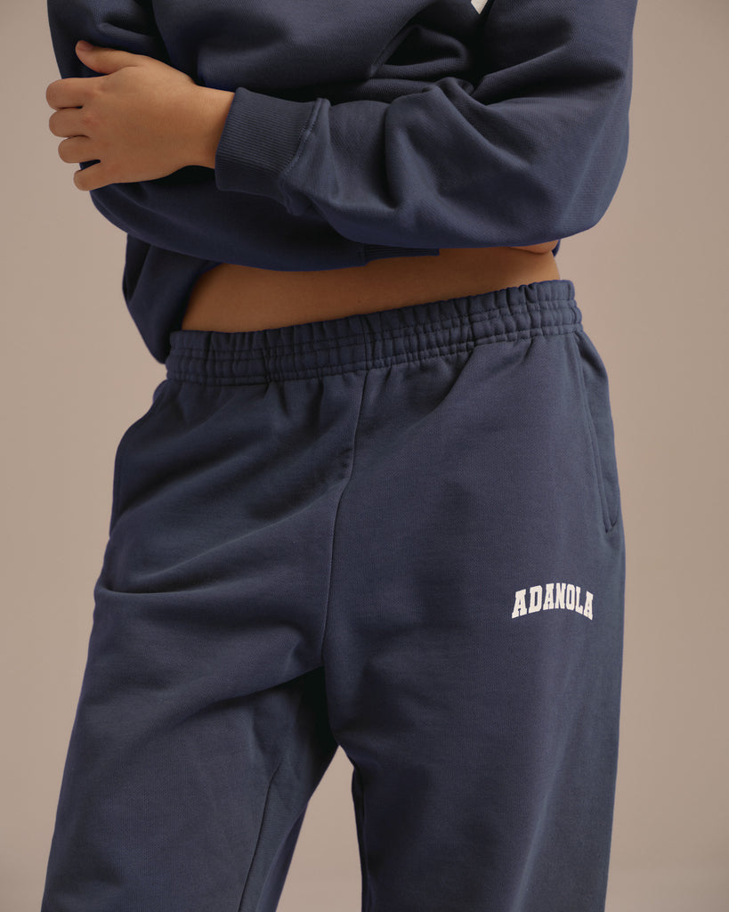 Ensemble Sweat Jogger Adanola Femme Bleu Nuit Taille S – Occasion Bon État – Oversized