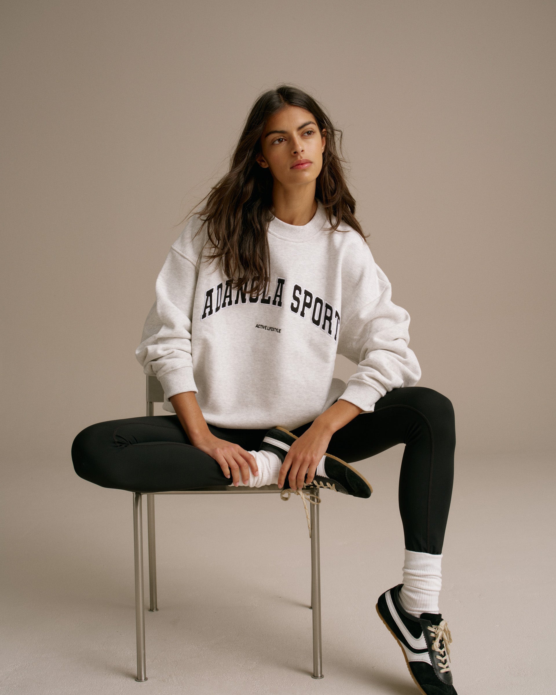 adanola スウェット　トップス　グレー　XS Women's Oversized 'ADA' Hoodie - Grey | Adanola – Adanola