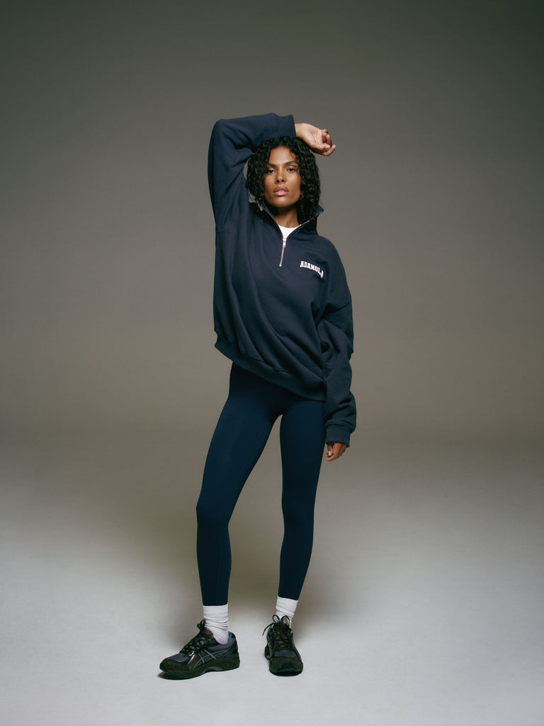 Women's Ultimate Gym Leggings Navy Blue Adanola