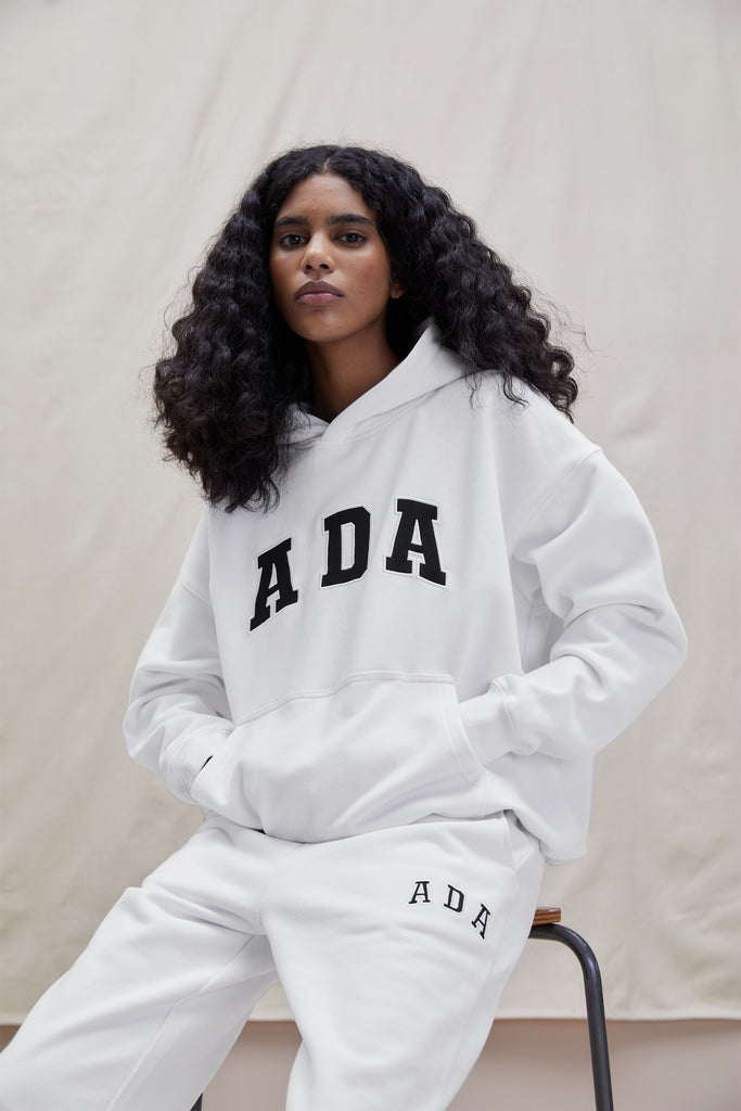 ADA Oversized Hoodie - White