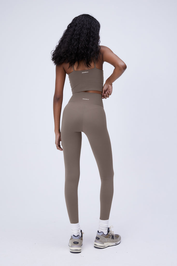 ADAGRO Ladies Tights Solid Wide Waistband Leggings (Color : Chocolate Brown,  Size : Large) : : Clothing, Shoes & Accessories