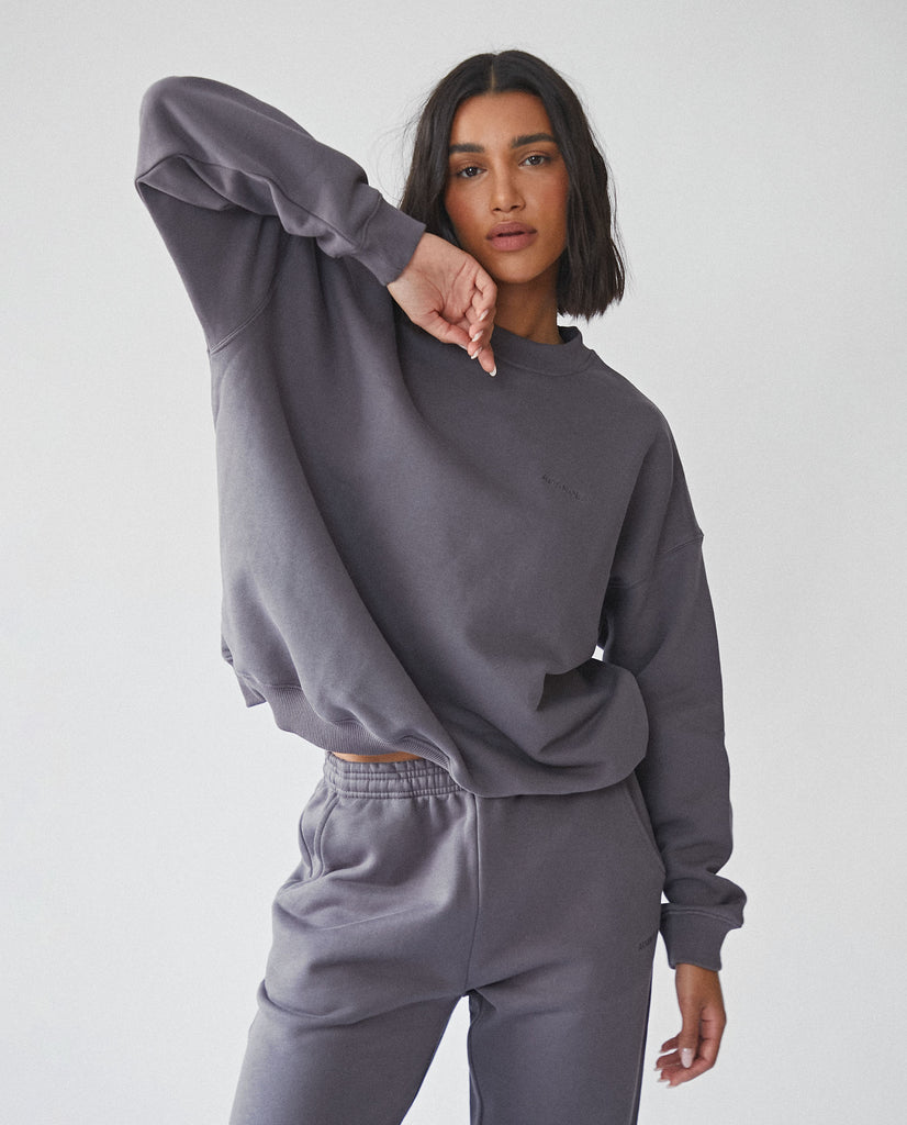 Oversized Sweatshirt - Dark Grey