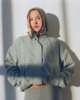 Laser Cut Track Jacket - Cloud Blue