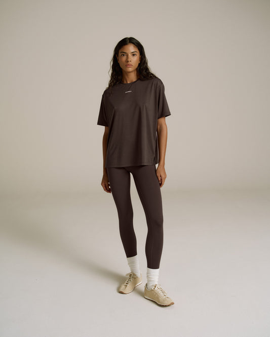 Mesh Active T-Shirt - Coffee Bean