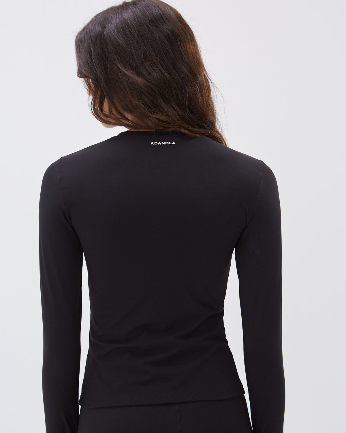 Amélie Seamless Long Sleeve Shirt - Black