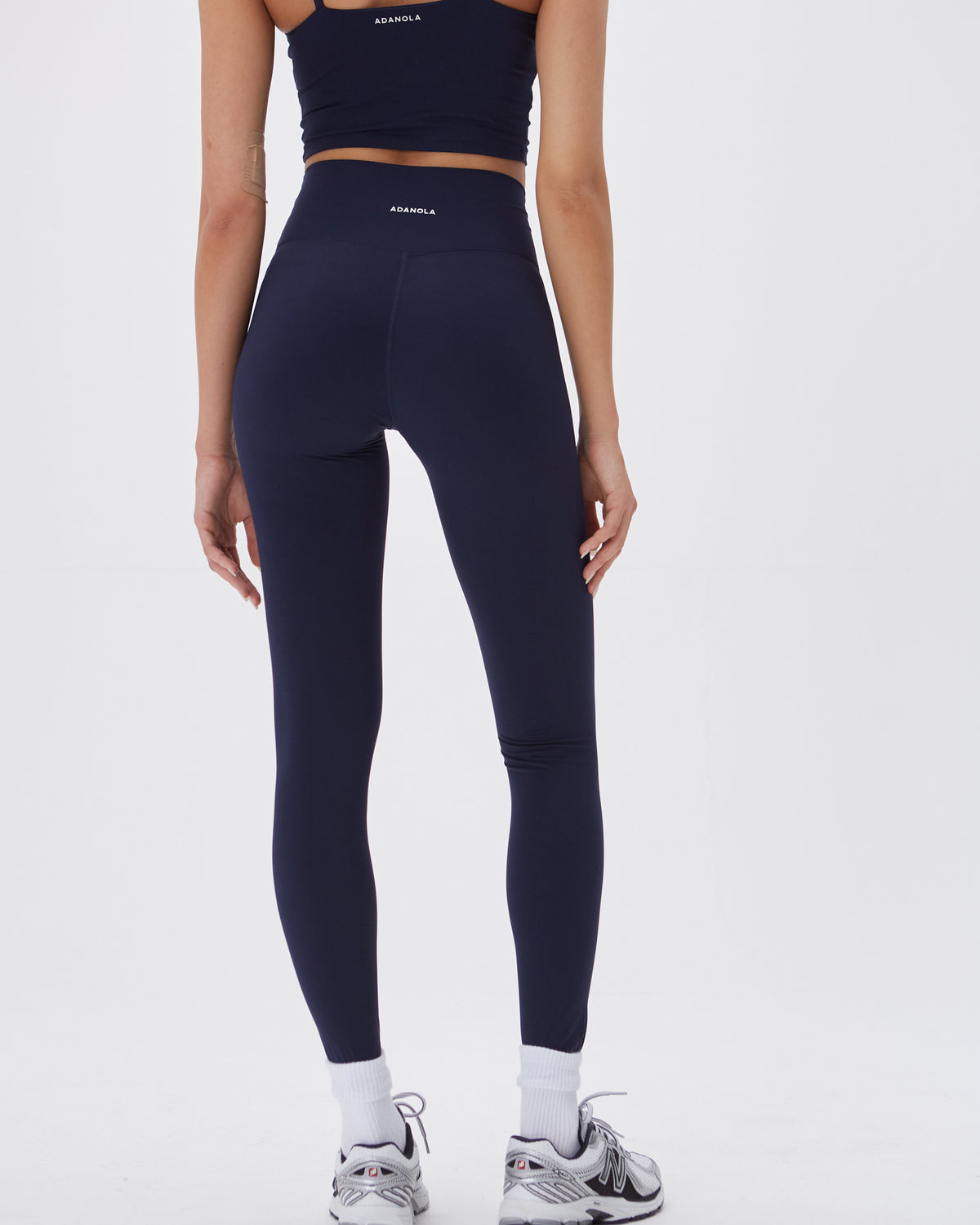 Senita Athletics - The Blue Rosa Amp Leggings + Ava Crop Top in Navy👌👌👌  An A+ outfit on our report card.