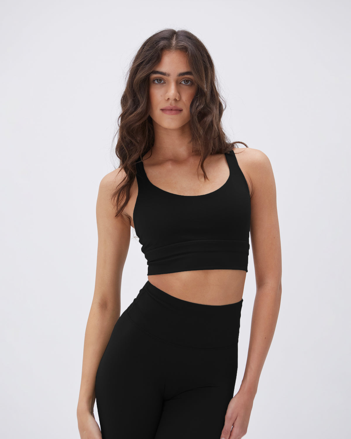 Tala medium support racer back sports bra in black exclusive to ASOS -  ShopStyle