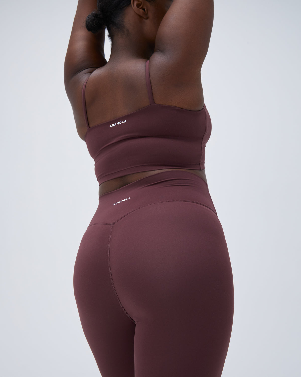 Avia Activewear Legging Color burgundy Size M High Rise Women Scents  transparent