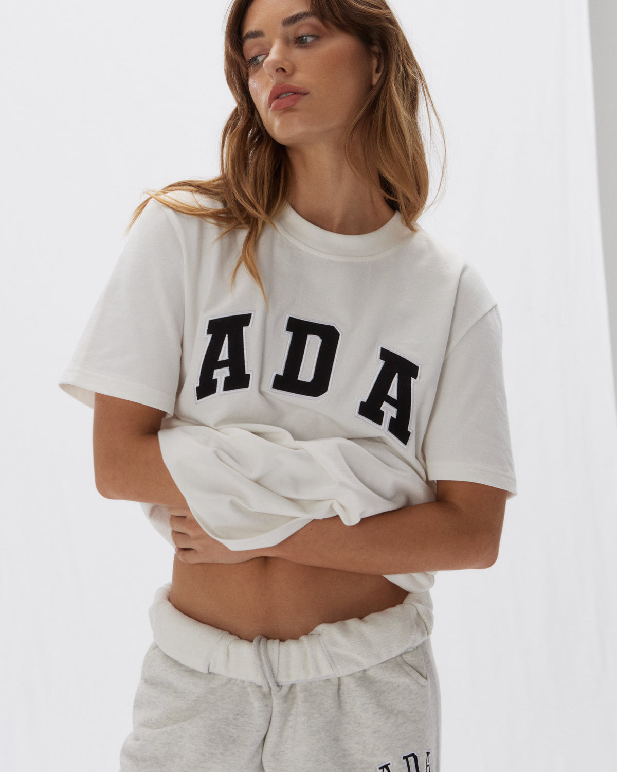ADA Short Sleeve Oversized T-shirt - White