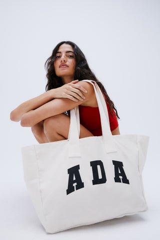 ADA Tote Bag - Cream - Bags - Adanola