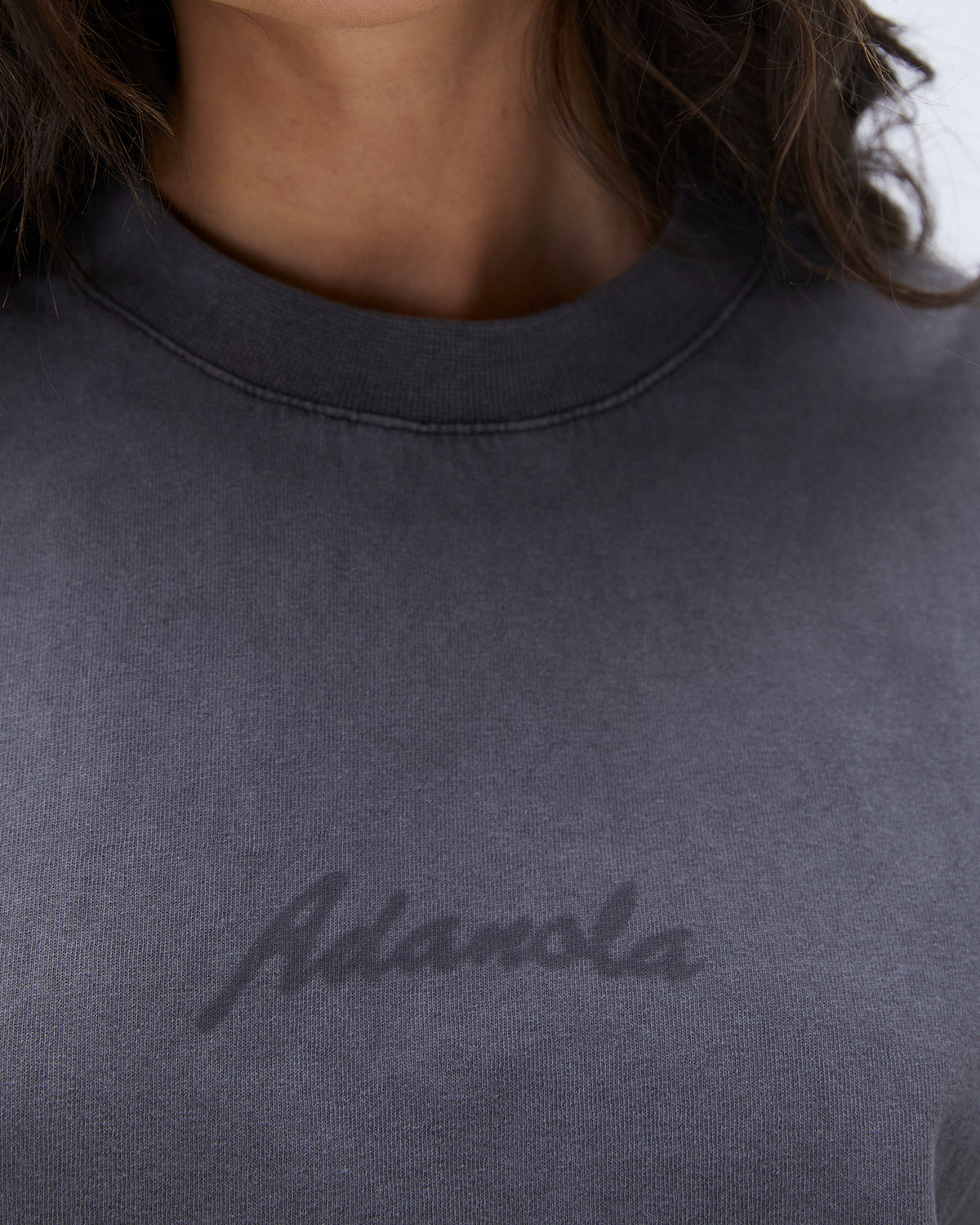 Women's Freehand Boxy T-shirt - Khaki | Adanola