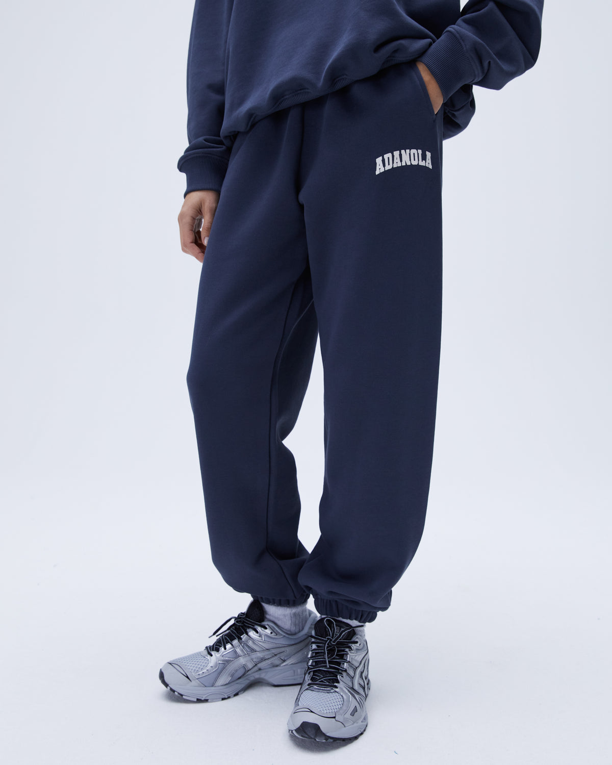 Women's Varsity Sweatpants - Midnight Blue | Adanola