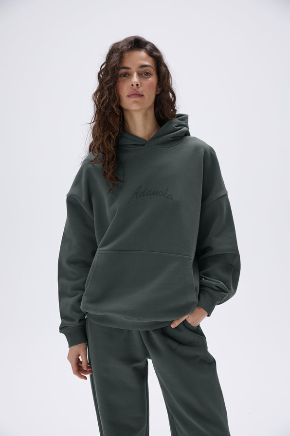 H&M+ Crop Sweatshirt - Light gray melange - Ladies