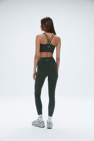 Ultimate Wrap Over Leggings - Dark Olive