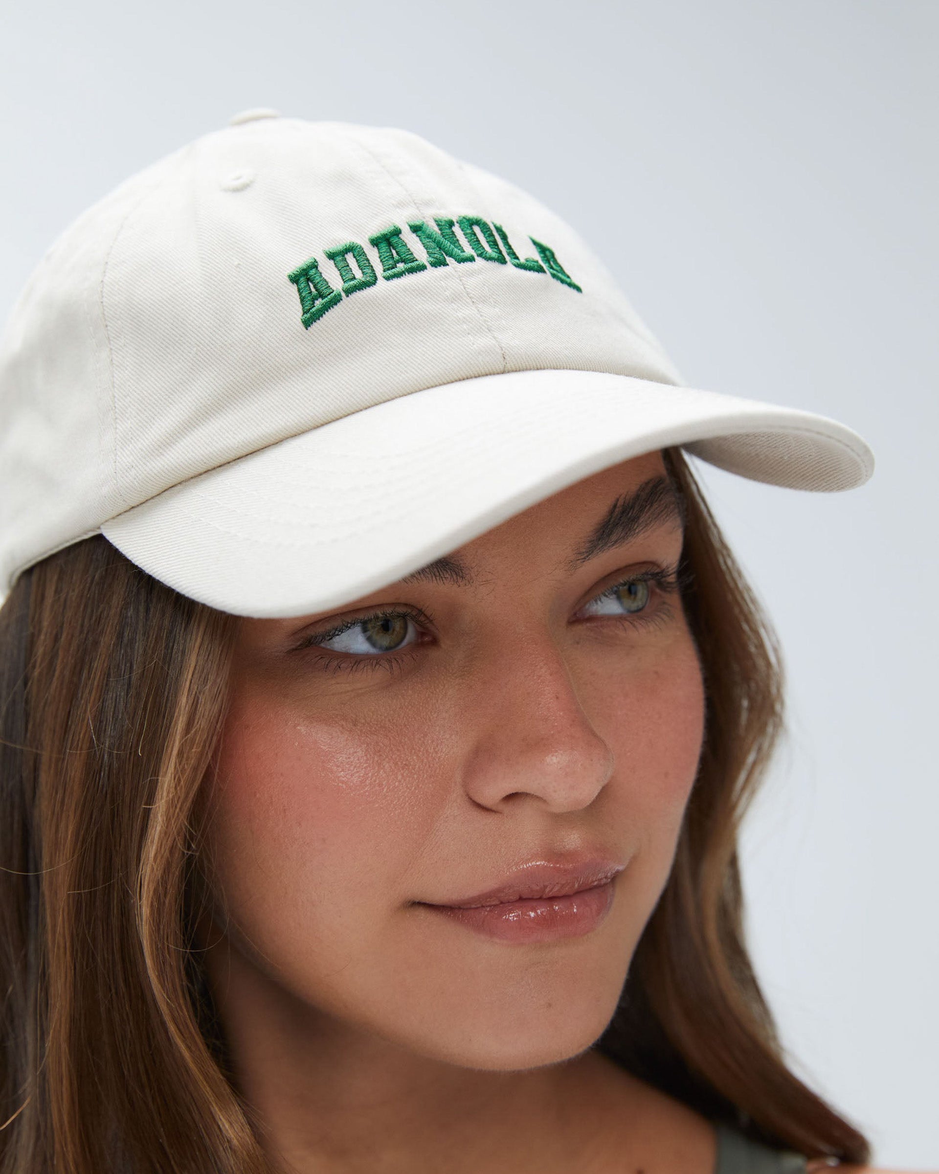 Varsity Cap - Cream/Green
