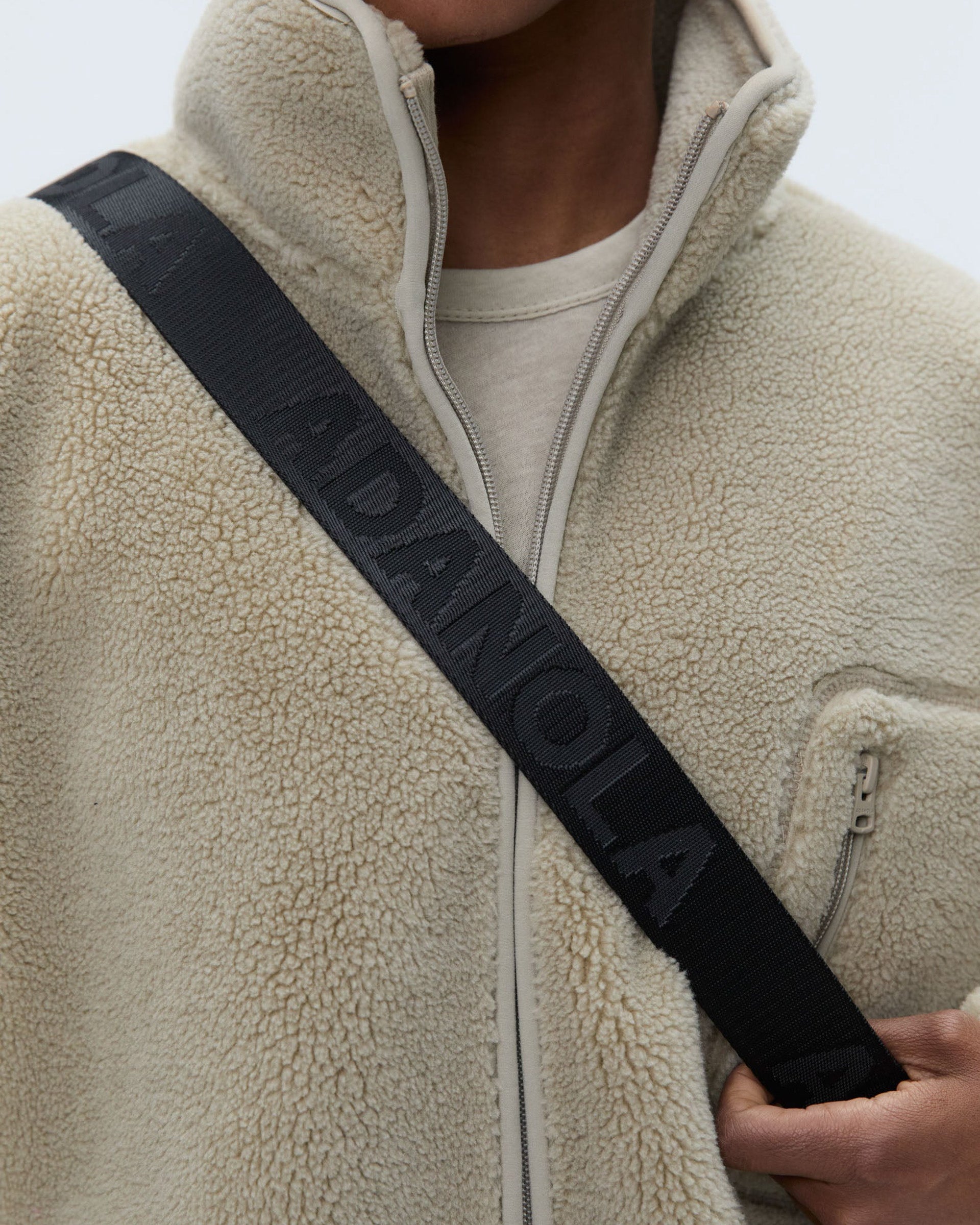 Branded Multi-Strap Bag - Black