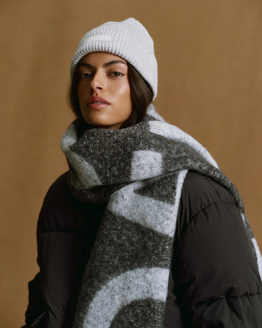 Knit Scarf - Grey Melange