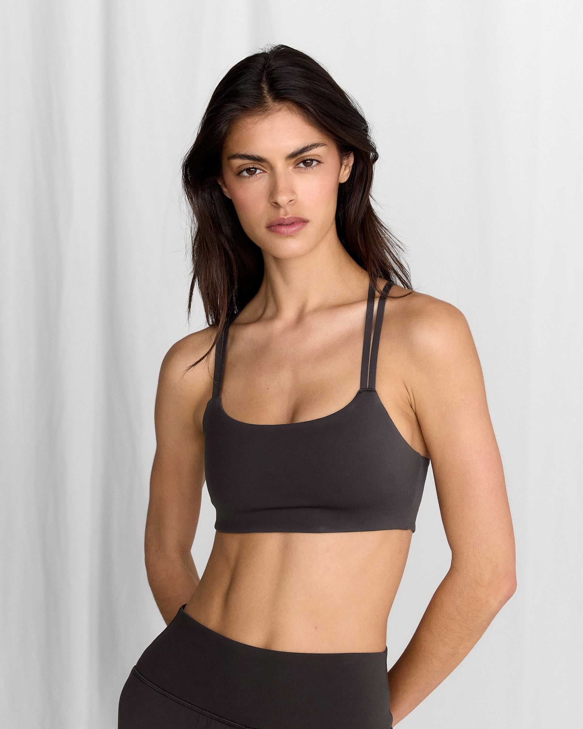 Ultimate Cross Back Bra - Coffee Bean
