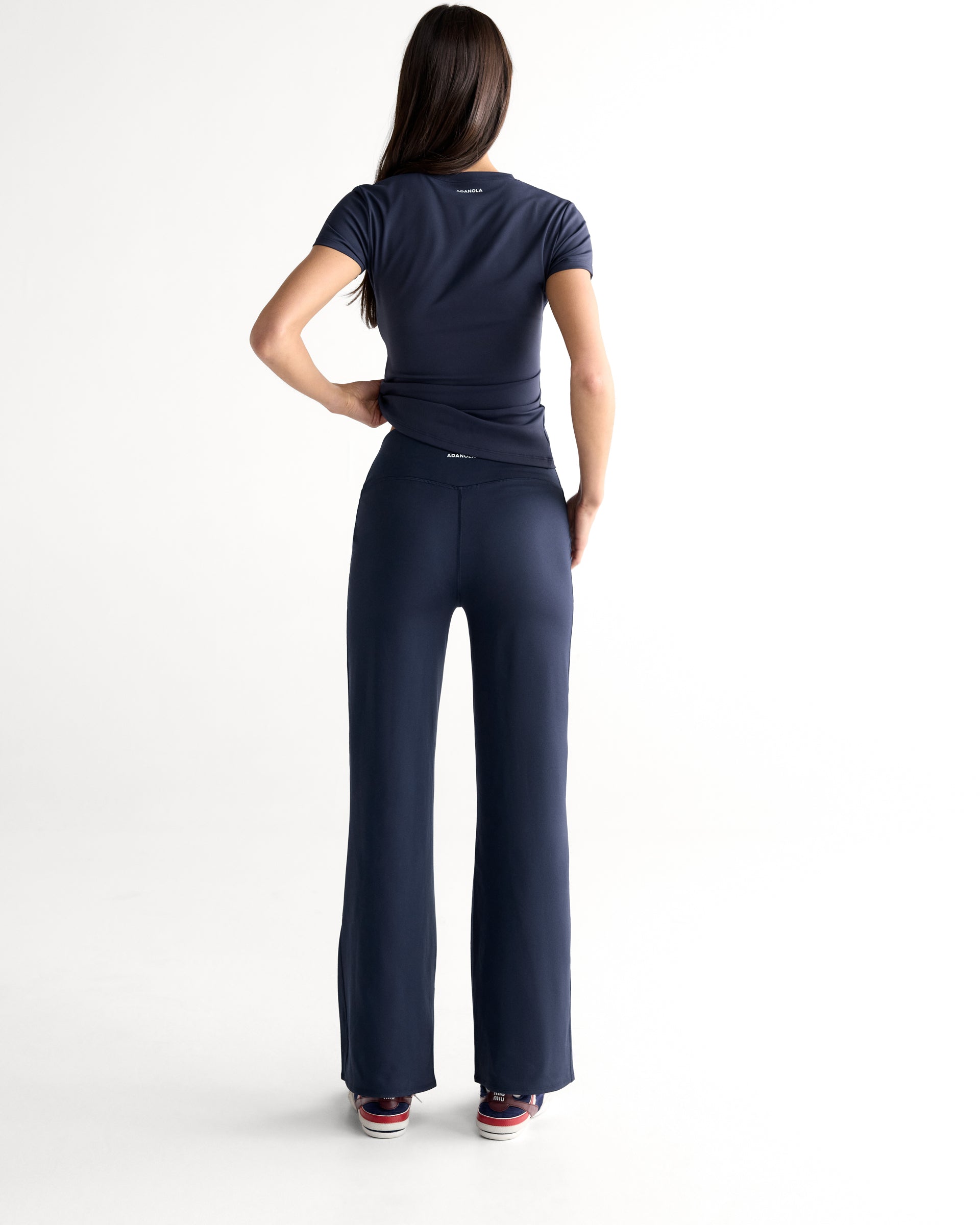 Wrap Yoga Pant - Navy Blue