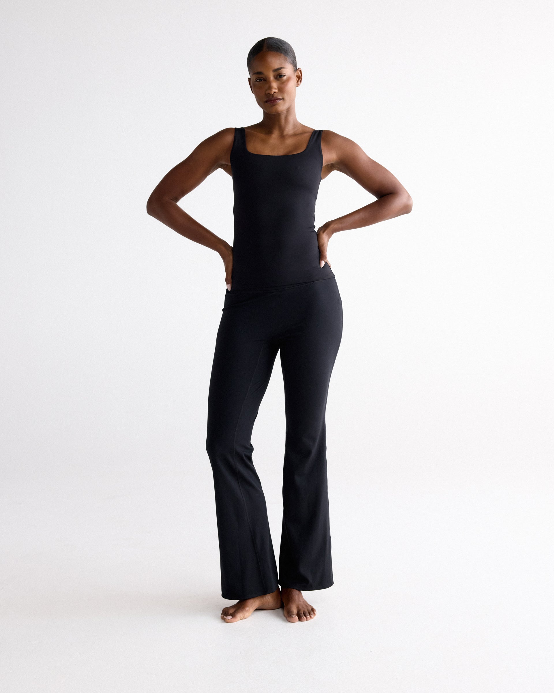 Flared Yoga Pant - Black