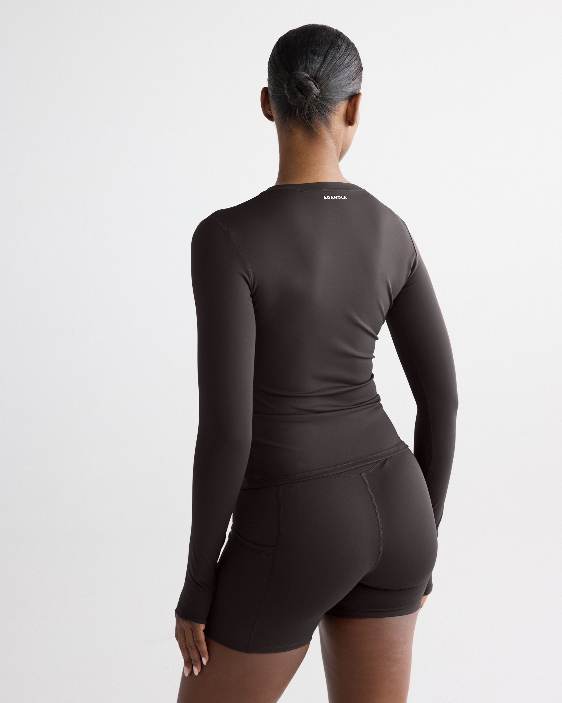 Ultimate Long Sleeve Top - Coffee Bean