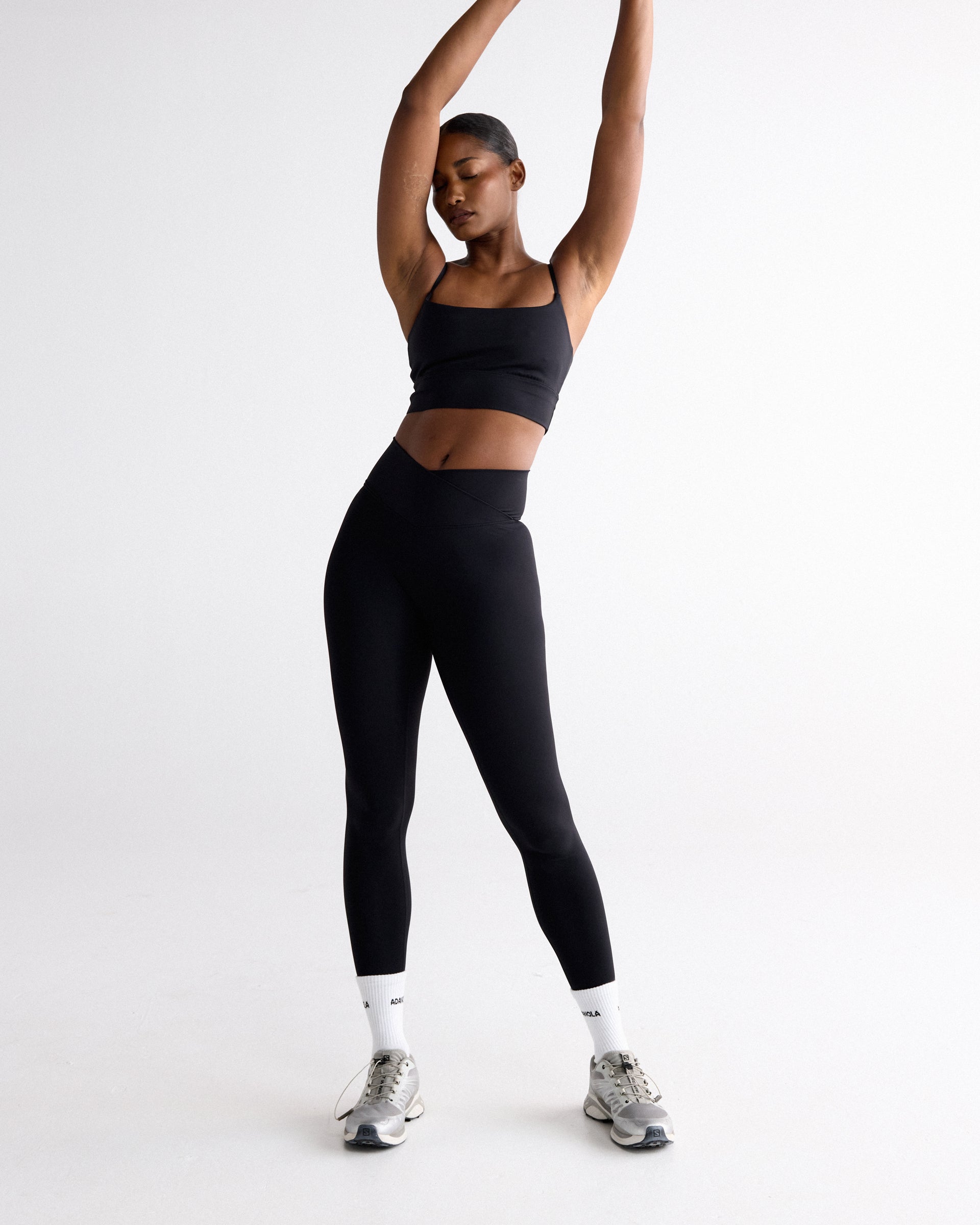Women's Ultimate Wrap Leggings - Black | Adanola – Adanola