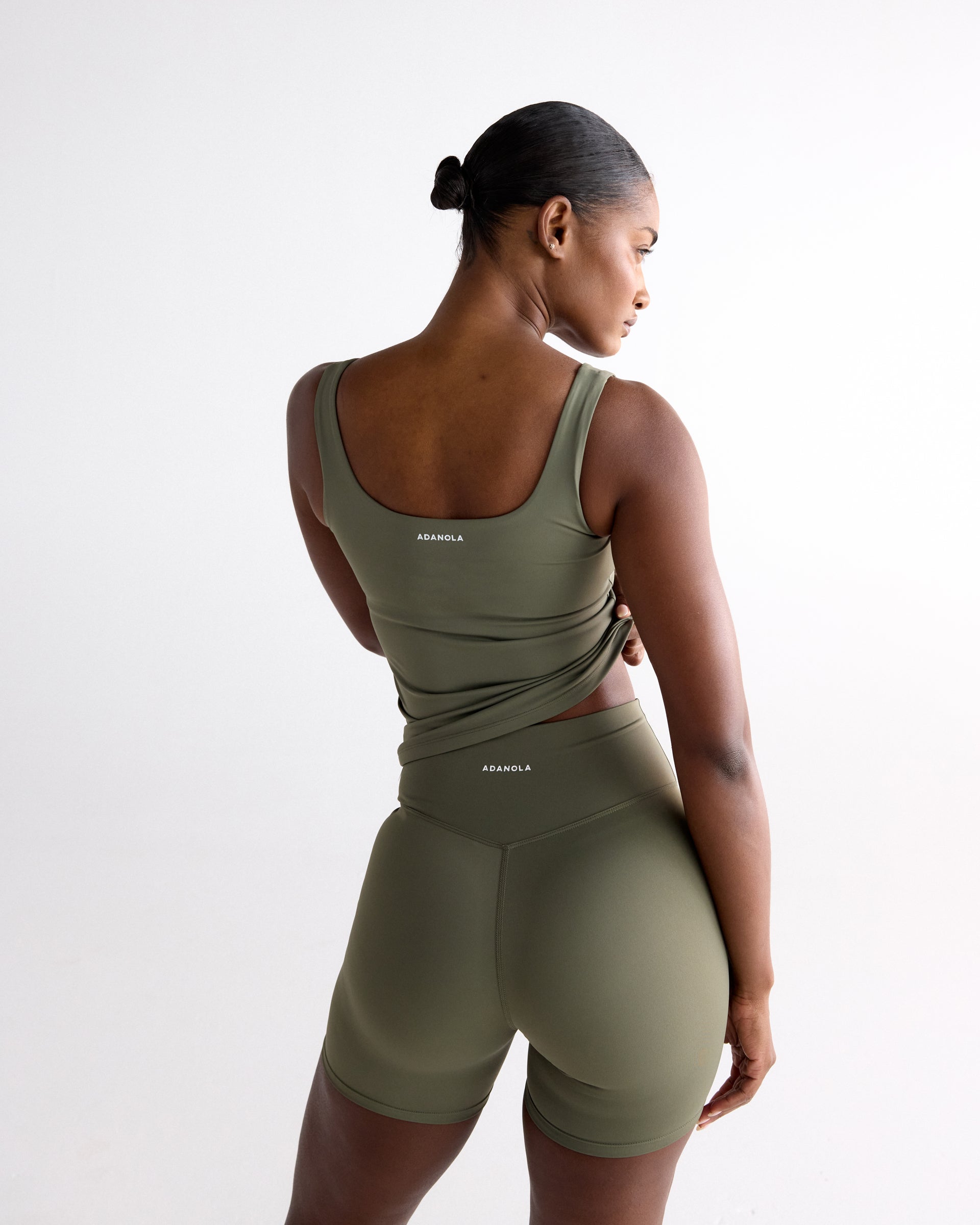 Women's Ultimate Square Neck Top - Olive | Adanola – Adanola