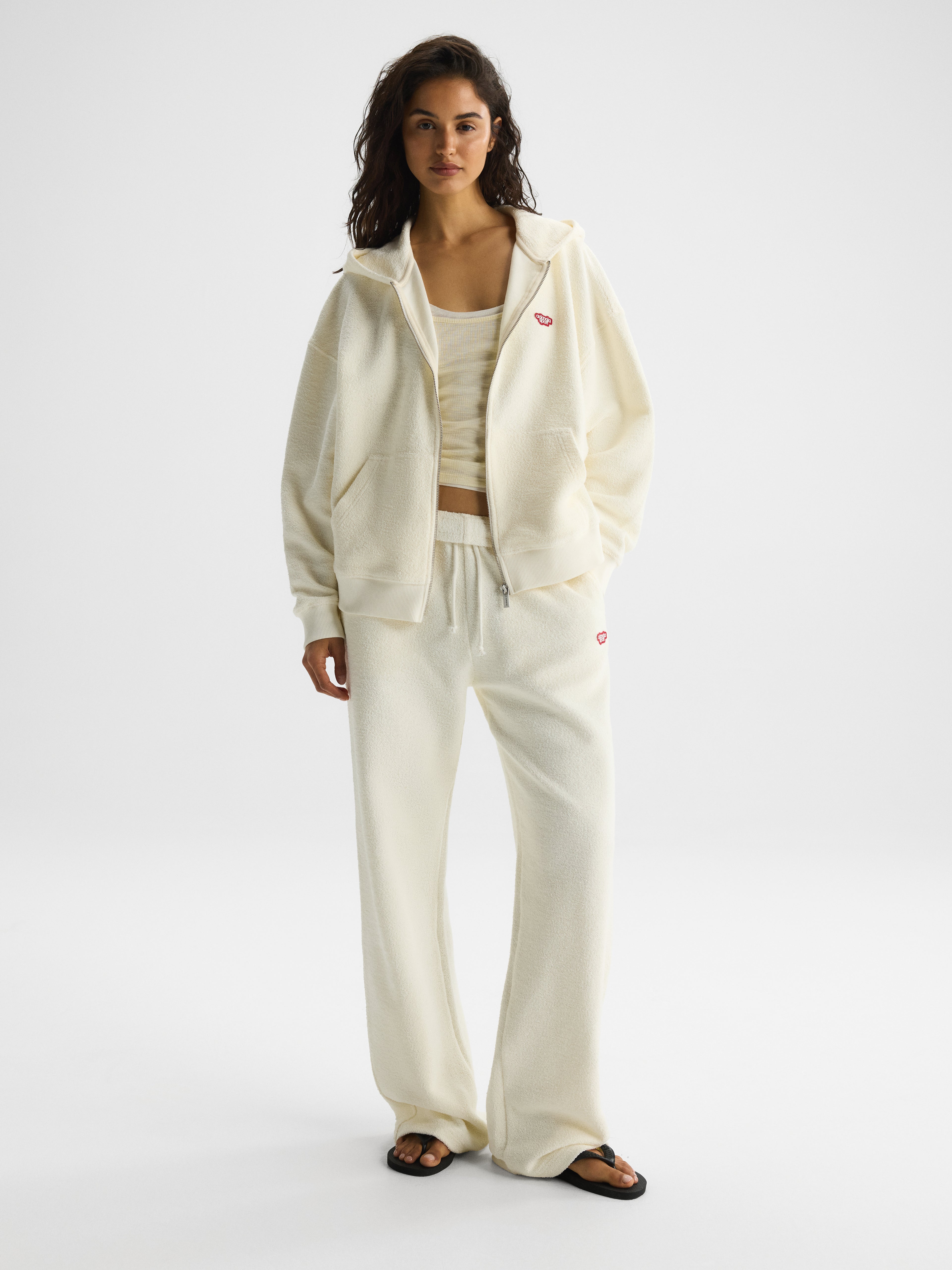 AS Reverse Loopback Straight Leg Sweatpants - Marshmallow White
