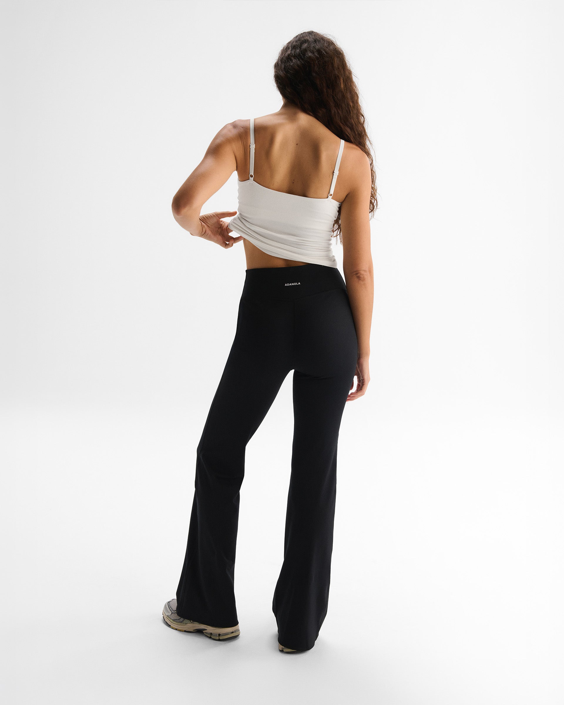 ヨガ・ピラティス adanola trousers black S ヨガ・ピラティス adanola trousers black S Black Yoga Pants