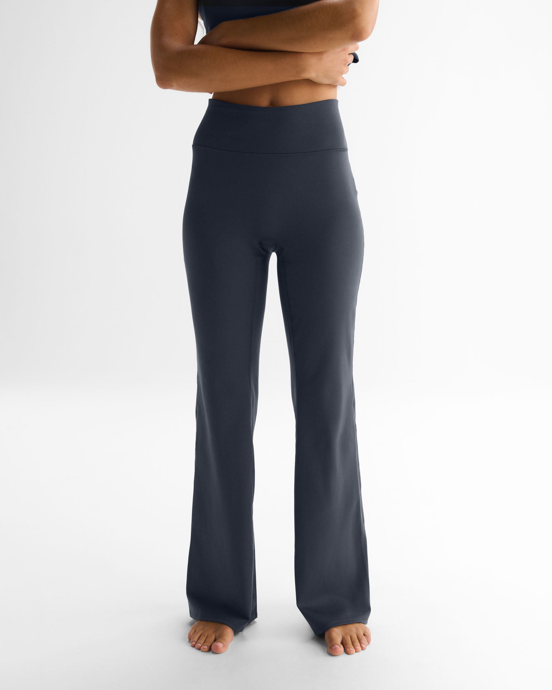 Flared Yoga Pants - Midnight Blue – Adanola