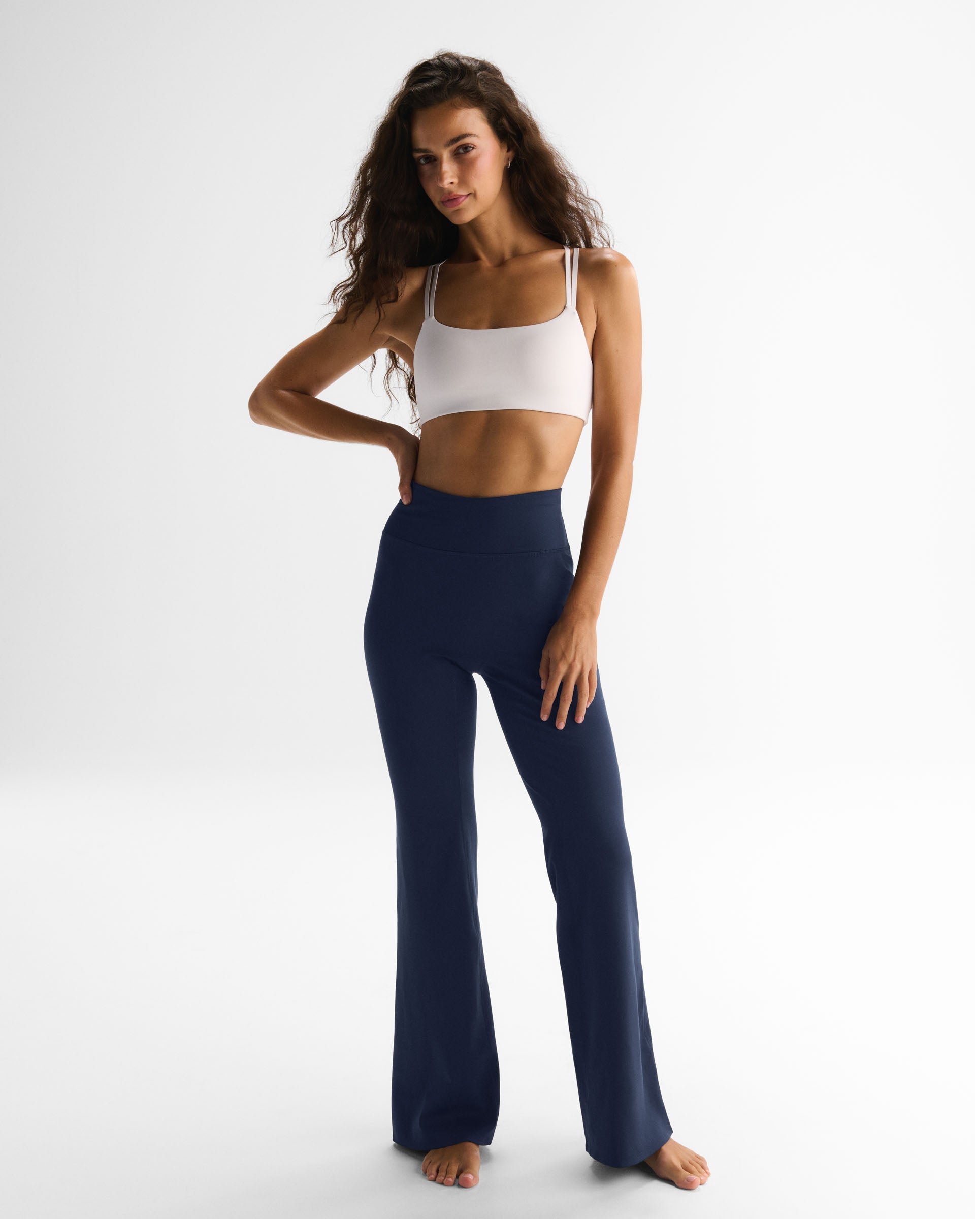 Flared Yoga Pant - Navy Blue