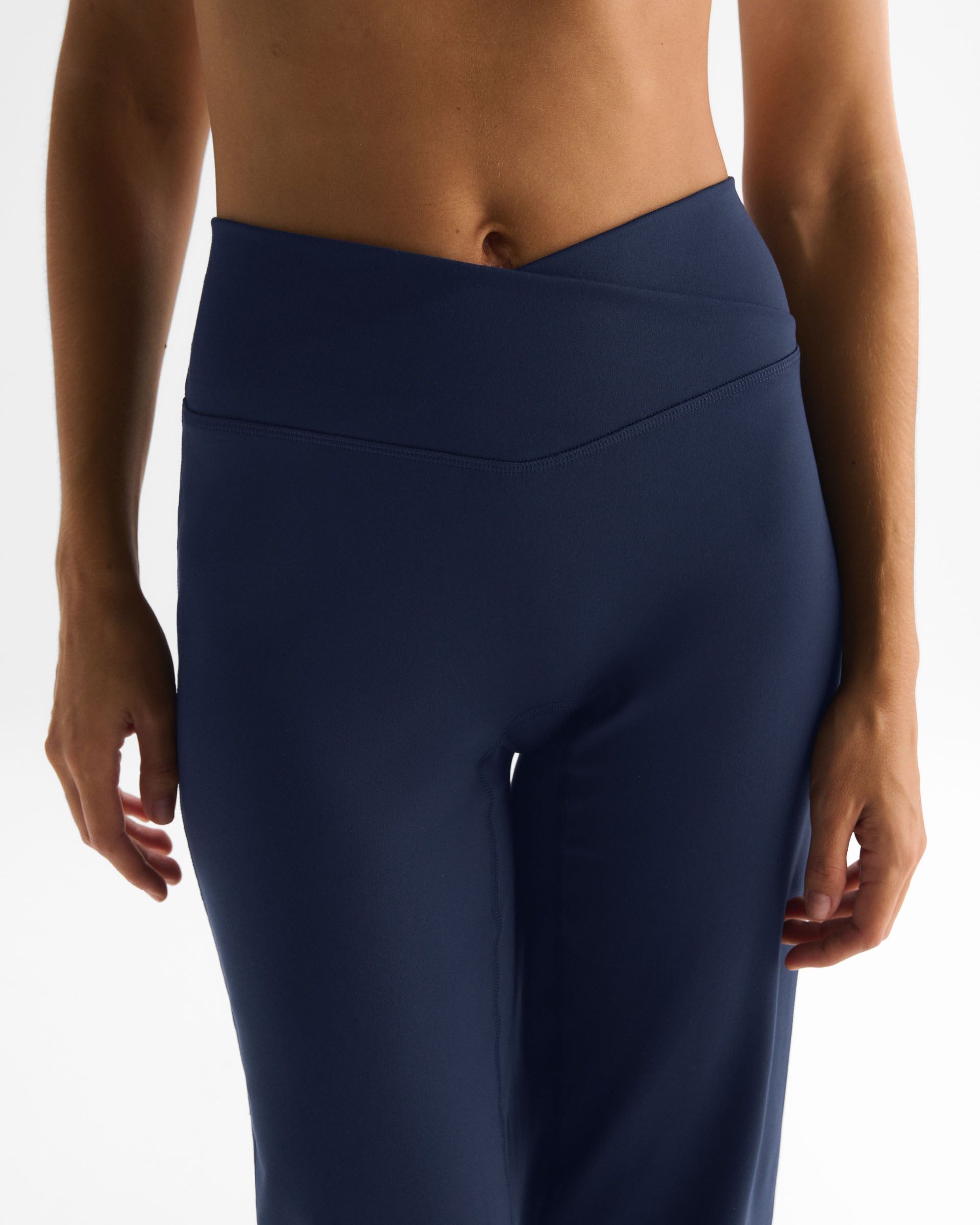 Wrap Yoga Pant - Navy Blue