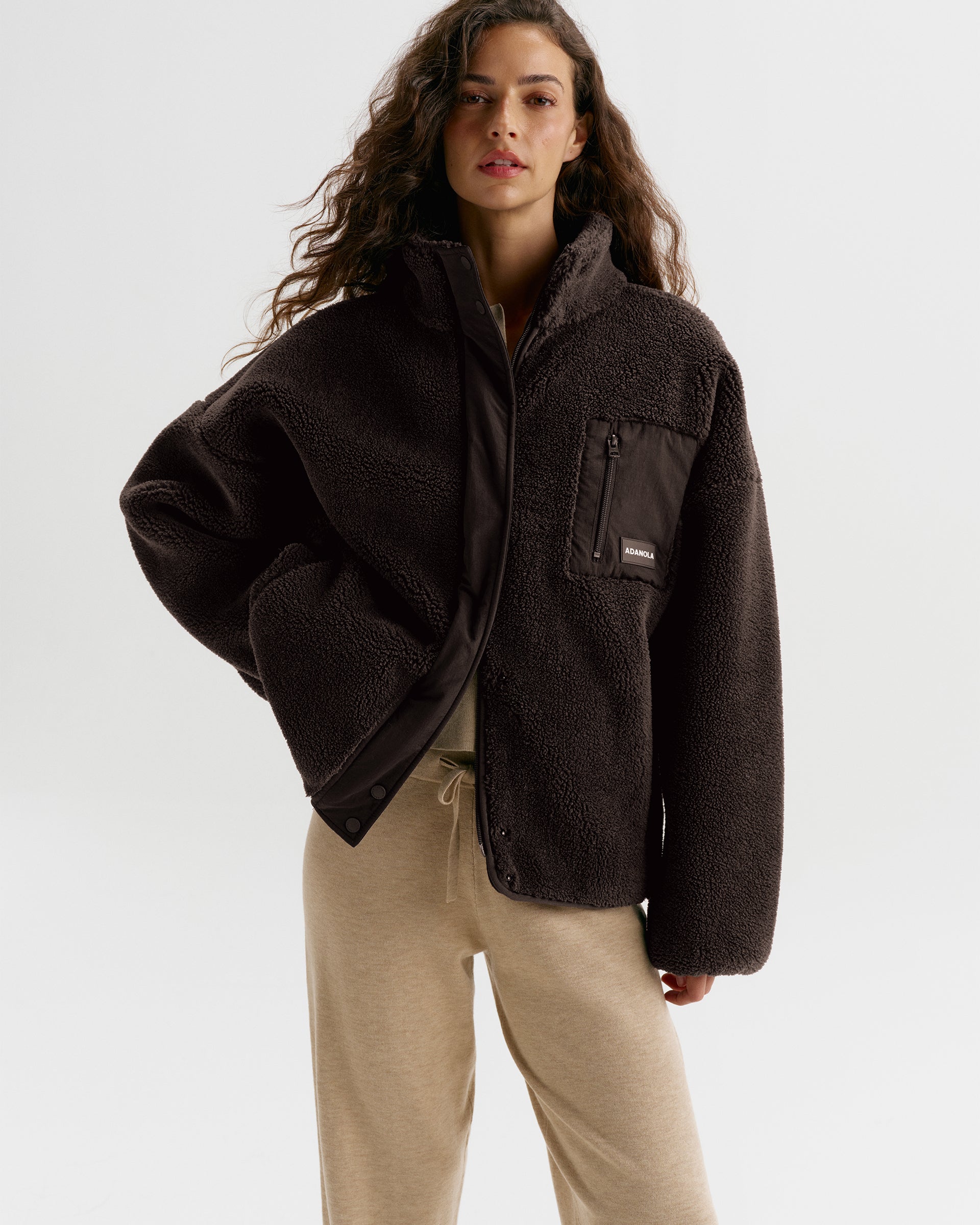 Pocket Fleece - Coffee Bean