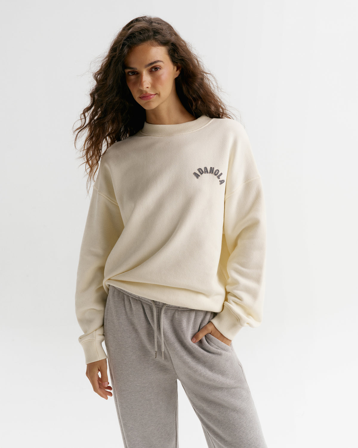 Classic Oversized Sweatshirt - Marshmallow White