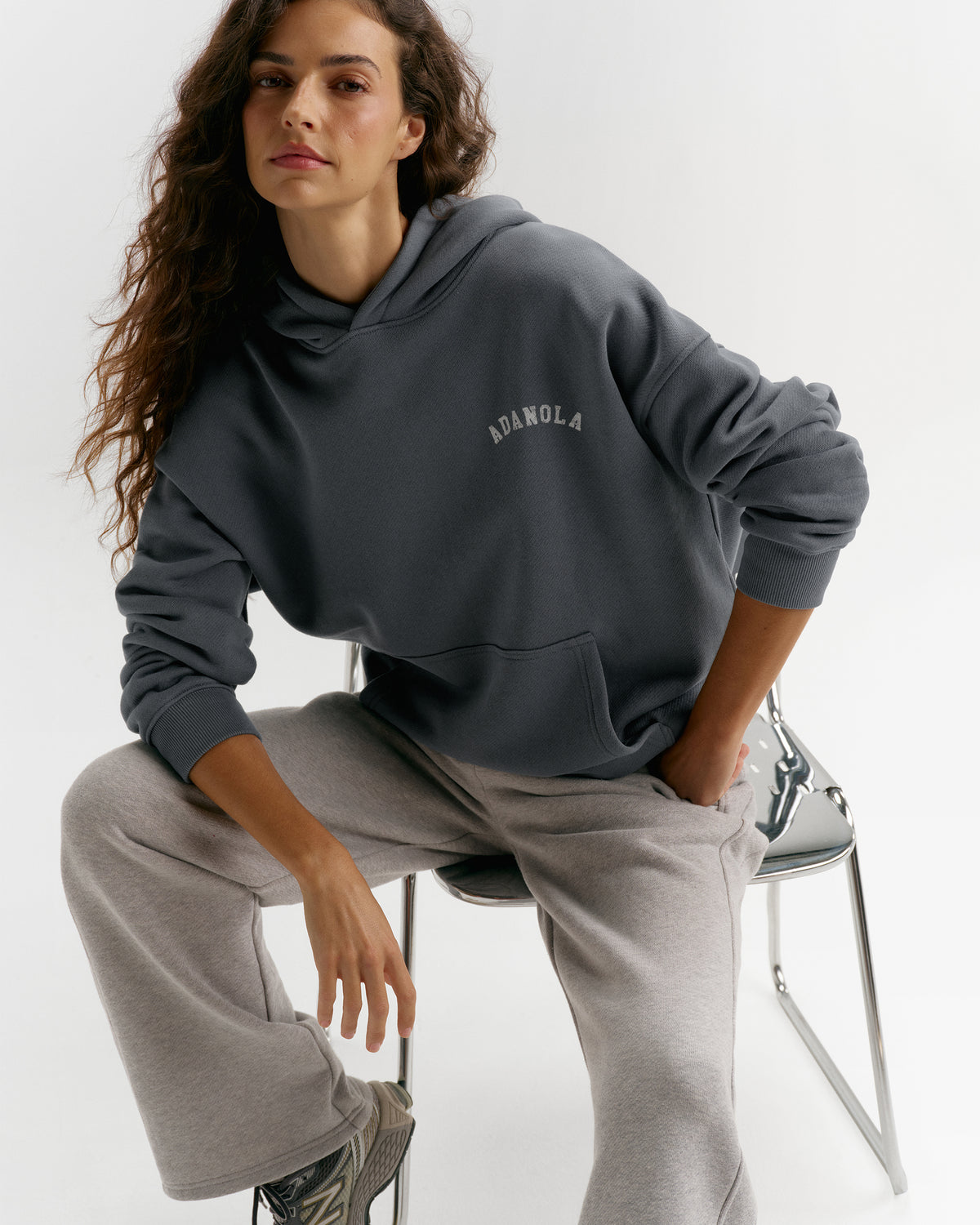 Classic Oversized Hoodie - Storm Blue