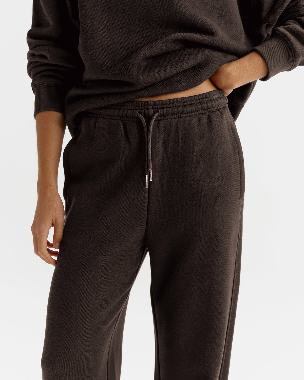 Classic Oversized Sweatshirt - Coffee Bean