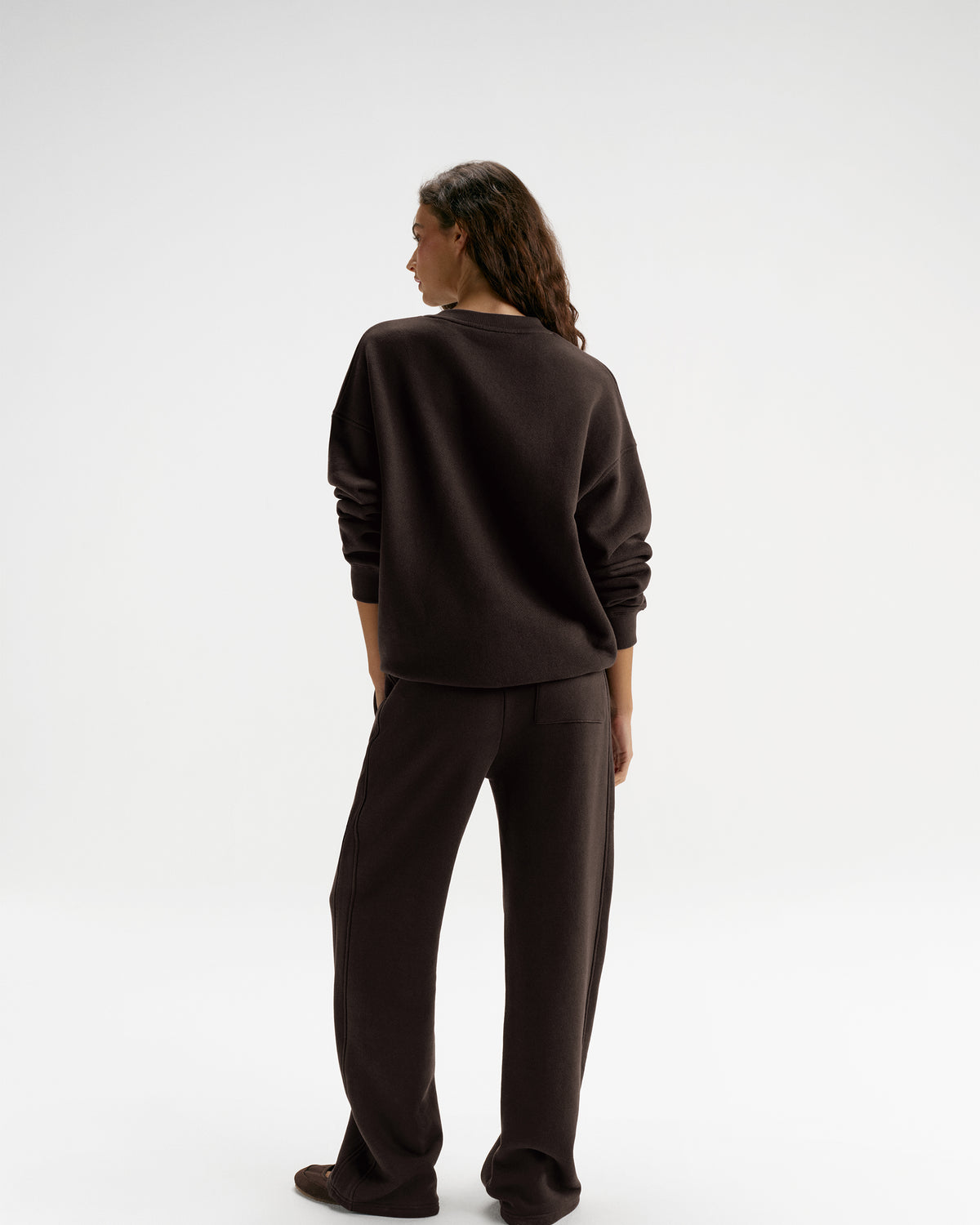 Classic Oversized Sweatshirt - Coffee Bean